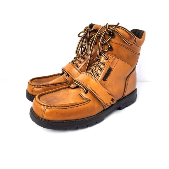 Rockport XCS Leather Hightop Boots Camel Size 9.5 main image 7